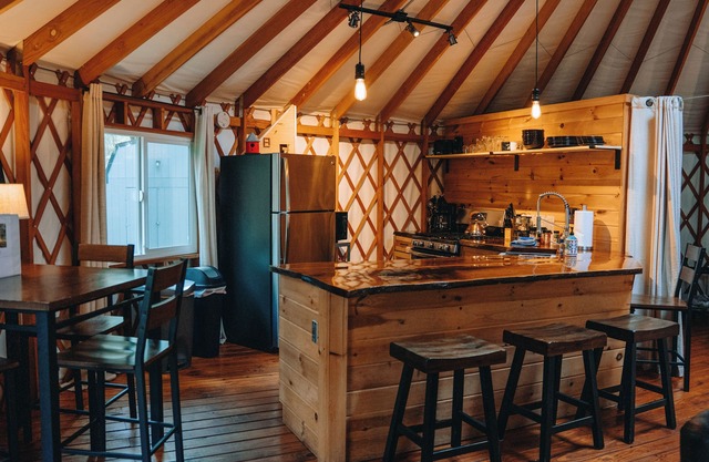 Luxurious Glamping Modern Yurt