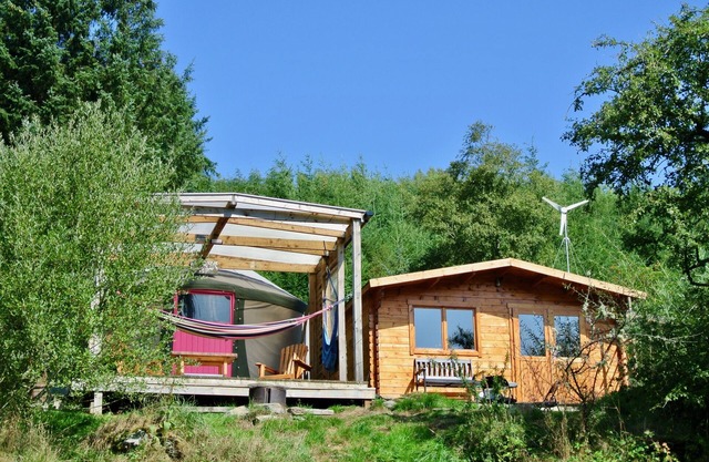 Luxurious yurts on off-grid eco retreat centre in stunning mountain location