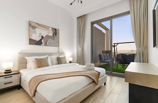Luxury 2BR | Spacious Modern Escape with Balcony in Central Dubai