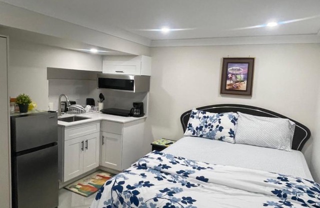 Luxury Basement-Private Bdr & Bathroom with free parking In Toronto