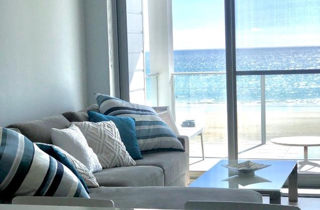 Luxury beachfront apartment