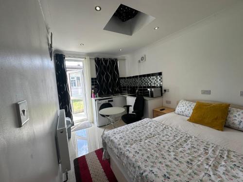 Luxury Ensuite Studio In Crayford Dartford Bexley London With Full Kitchen And Side Garden Alleyway Entrance