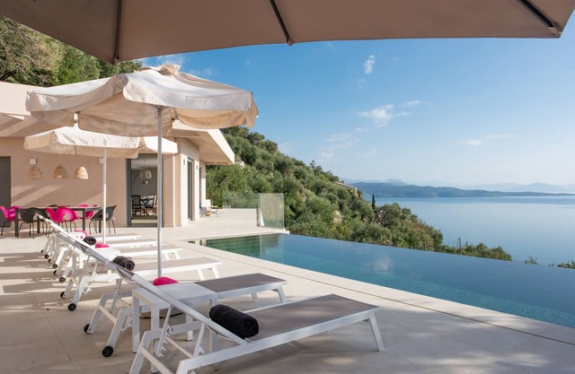 Luxury house close Agni beach with amazing sea view