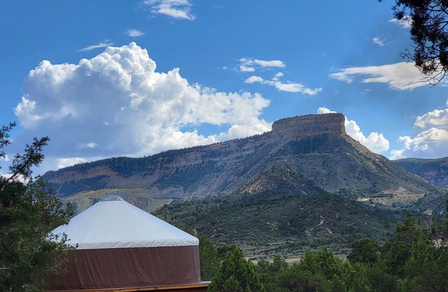 Luxury Yurt with Incredible Mesa Views