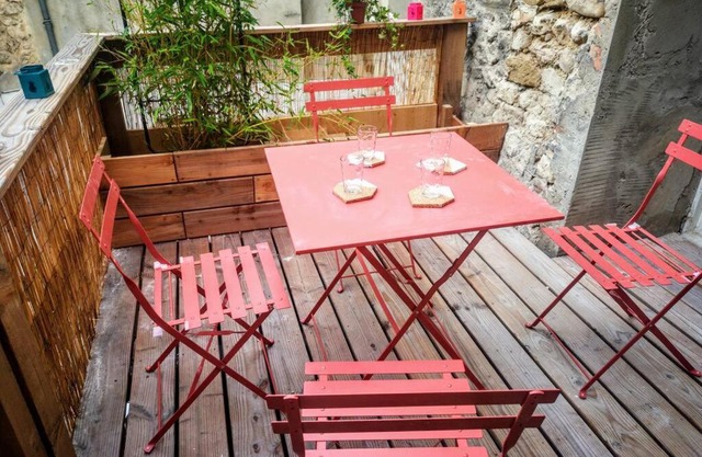 maison de village meublée avec terrasse