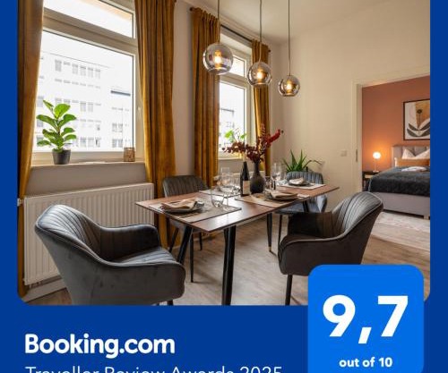 maremar - Design Apartment - Luxus Boxspringbett - Zentral - Küche - Arbeitsplatz - Highspeed WLAN