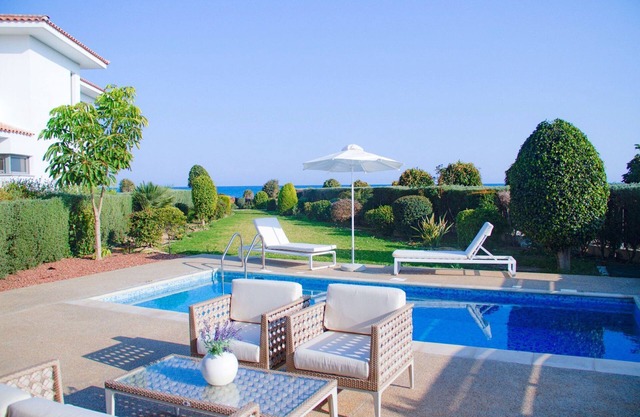 Mazatos Beachfront Gardens | Villa with Garden View and Private Pool| Stunning.