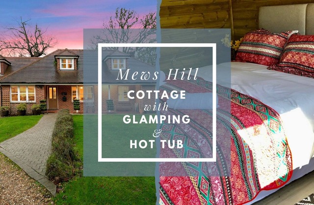 Mews Hill, 5 bedroom New Forest Holiday Cottage with Glamping Hut
