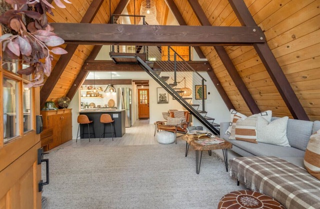 Mid Century Modern Cabin - The Tahoe A-Frame