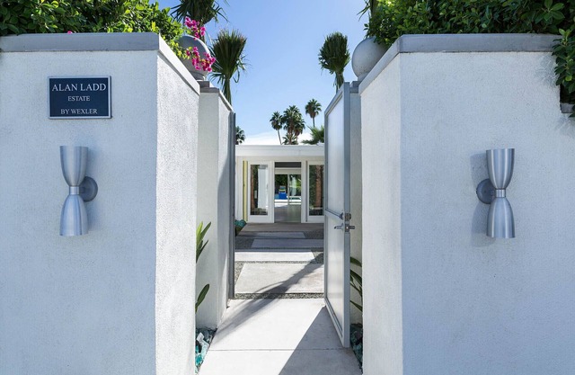Mid-Century Modern Celebrity Estate By Wexler! Alan Ladd Estate! Private! Spectacular Mountain Views!