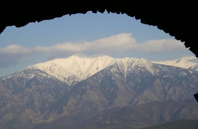 Middle age house in a beautiful sunny moutain village