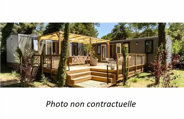 Mobilheim Tribu 71m2 (5 Schlafzimmer 3 Badezimmer) + Terrace 11 Personen