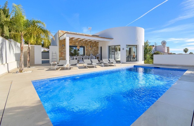 Modern and nice villa with private pool in Benissa, Costa Blanca, Spain for 6 persons