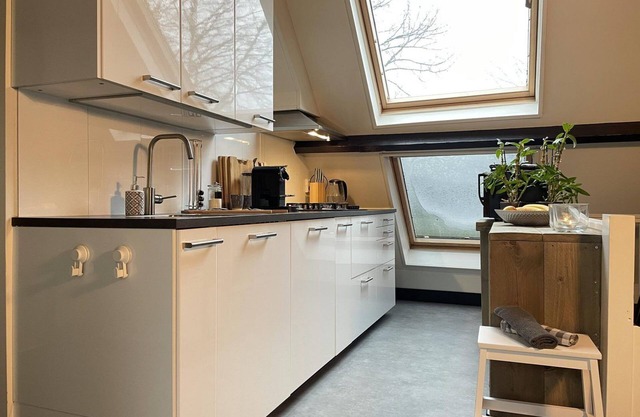 Modern apartment with swimming pool and outdoor kitchen in beautiful, quiet surroundings