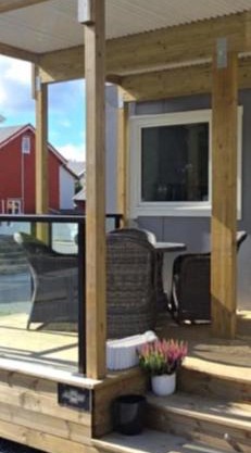 Modern cozy and central apartment in the Southern town of Brønnøysund 1 to 5 person