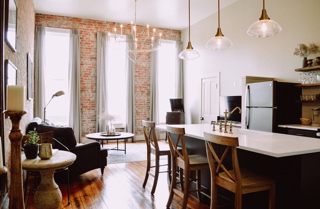 Modern, Historic Loft Overlooking Downtown