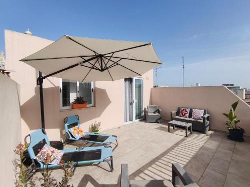 Modern Large Terraced Studio - Garden Views