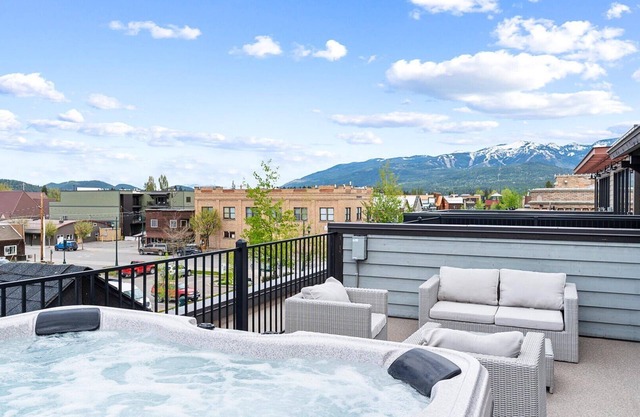 Modern Whitefish Condo with Private Hot Tub & Views