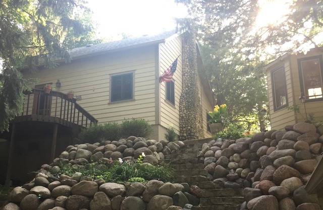 Moose Lake Home Property near Erin Hills Golf Course with Boathouse and Gazebo
