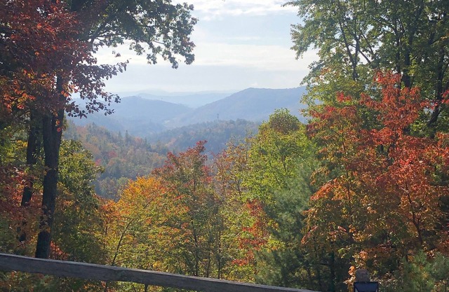 Mountain Camping with NC Blue ridge views