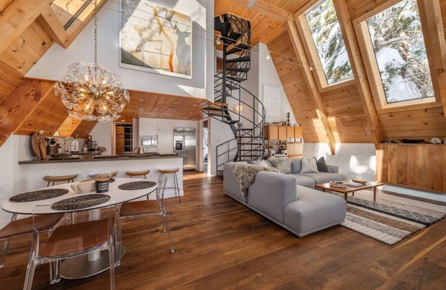 Mountain Modern The Tahoe A-Frame w/Private Pier!