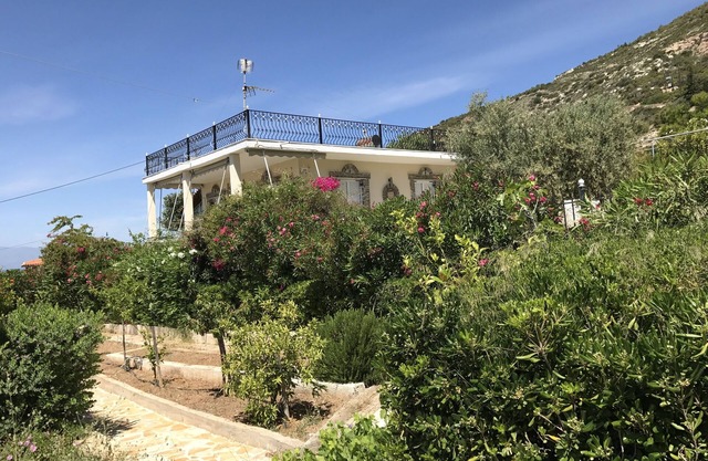 Mountain top Mediterranean Villa with Gulf of Corinth view!