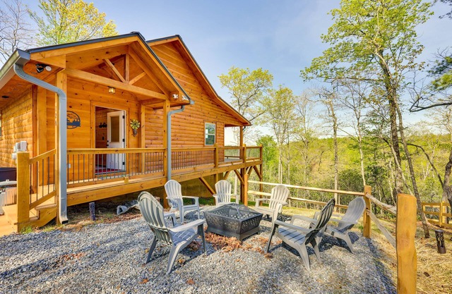 Mountain View & Fire Pit: Updated Murphy Cabin!