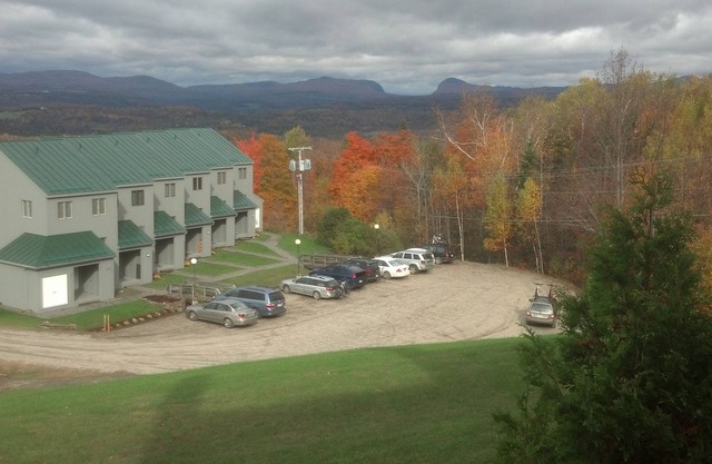 Mountain view, trailside condo at Burke Mountain Resort