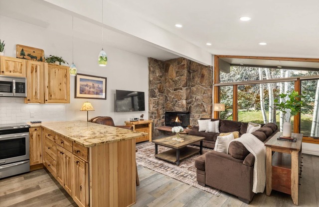 Mountainside in Snowmass Village! Balcony W/Views, Large Outdoor Pool, HT, Gas FP, Elevator, Parking