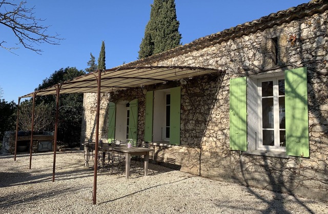 Near Uzes. character property in an old sheepfold. private pool.