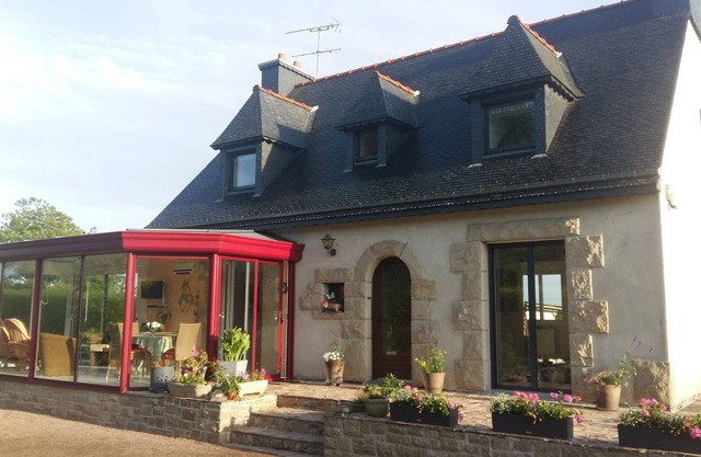neo breton house PEDERNEC in FRANCE region BRETAGNE