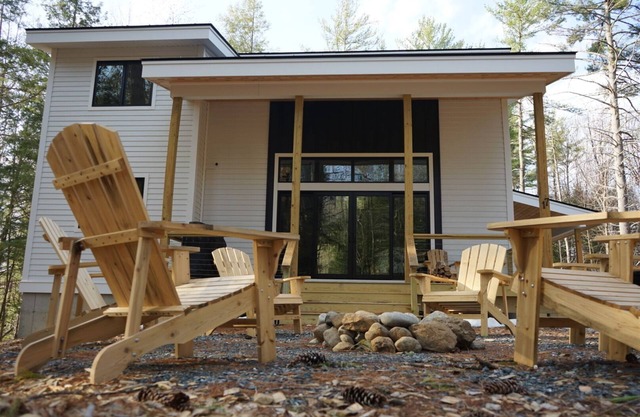 New construction family home at the base of Ragged Mountain.