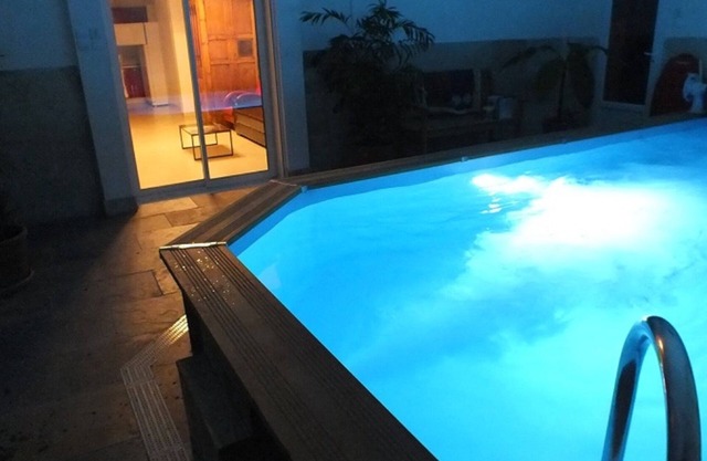 New house with Internal Swimming pool warmed all year long!