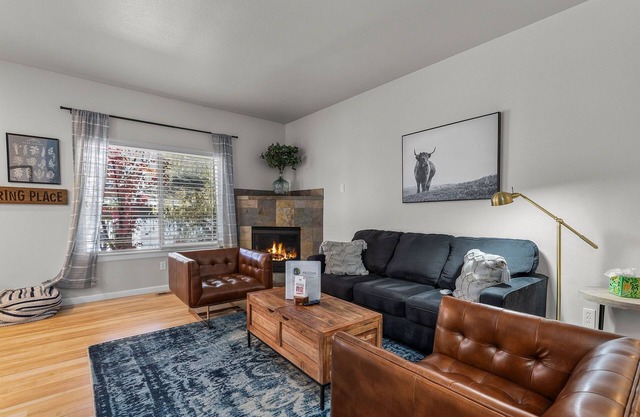 New Listing! Blocks from Old Mill District| Fireplace | Desk | Patio | Garage