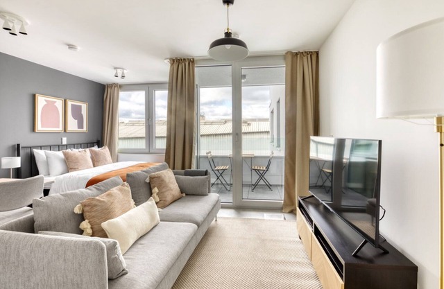 Newly Built Bonnevoie Studio w/Balcony & Elevator, by Blueground
