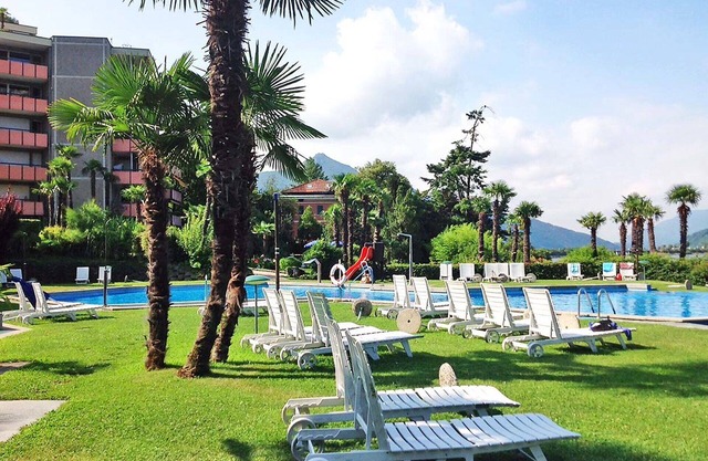 Nice apartment for 5 guests with pool, WIFI, A/C, TV, balcony and panoramic view