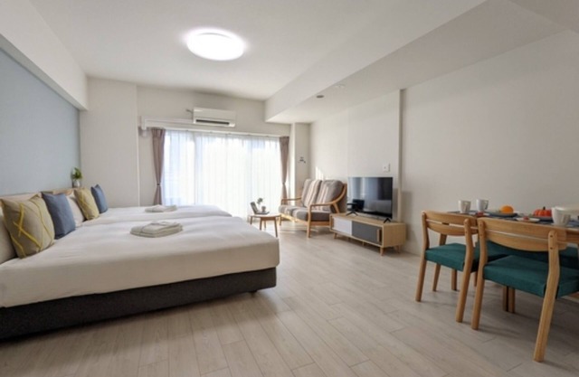 Nonsmoking High floor Double bed x2 Standard/Osaka Ōsaka