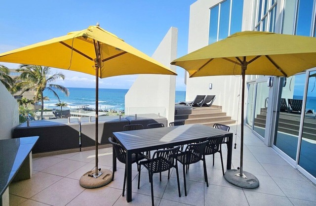 Ocean-View Penthouse | Hot Tub | Spa | Patio