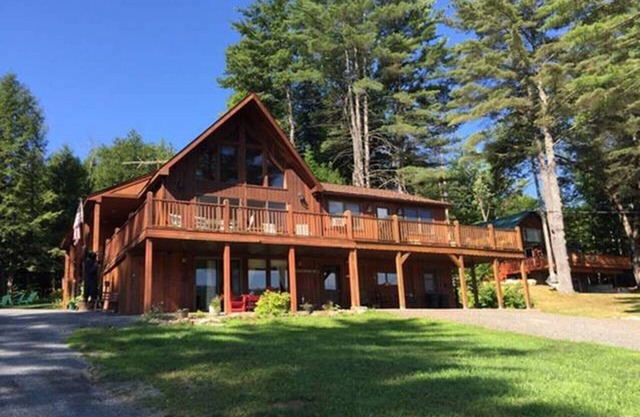 ON THE RIVER/ADK A Frame 2 Bedroom WITH full kitchen.