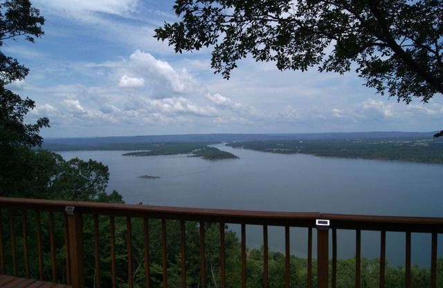 Overlooks Greer's Ferry Lake, 40,500 acres of clean, river-fed, deep water.