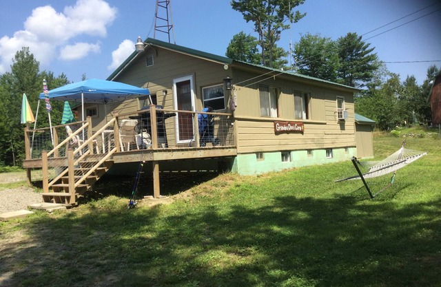Paddle, float, fish, or rope swing into the near by crystal clear mountain lake.