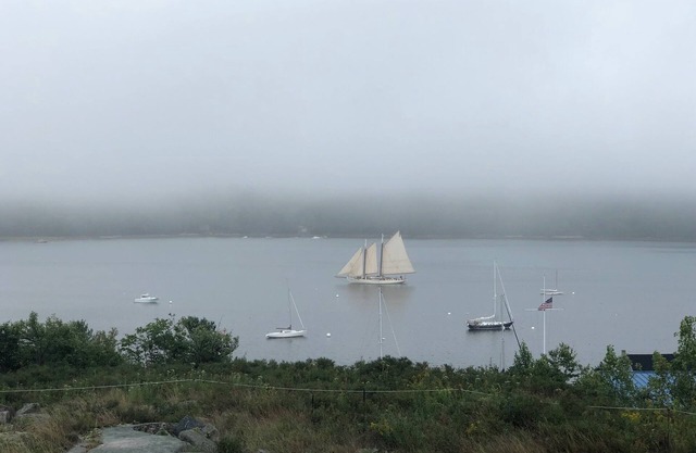 Panaramic Somes Sound Ocean and Mountain View