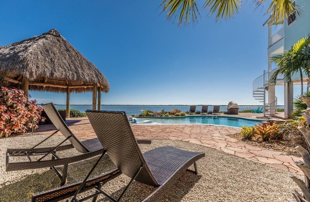 Paradise Point: Your Luxurious Waterfront Getaway with Pool, Tiki, Dockage, and Dog-Friendly Perks!
