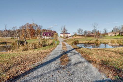 Peaceful Russell Springs Home with Fire Pit and Pond!