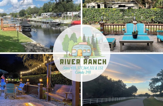Perfect location at River Ranch RV Resort