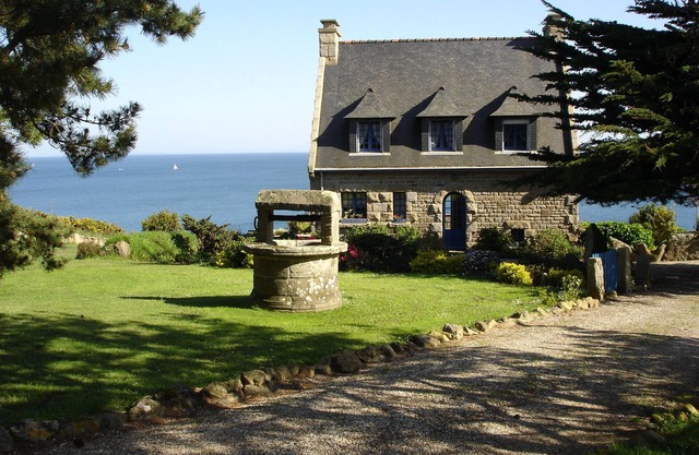 Port Manech: House with garden exceptional sight ocean (180°)