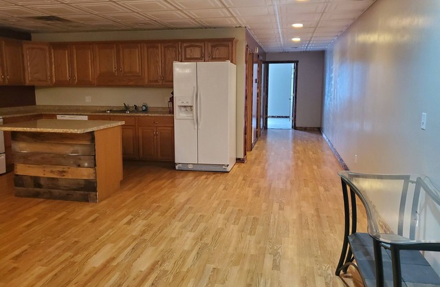 Private apartment above a craft brewery.