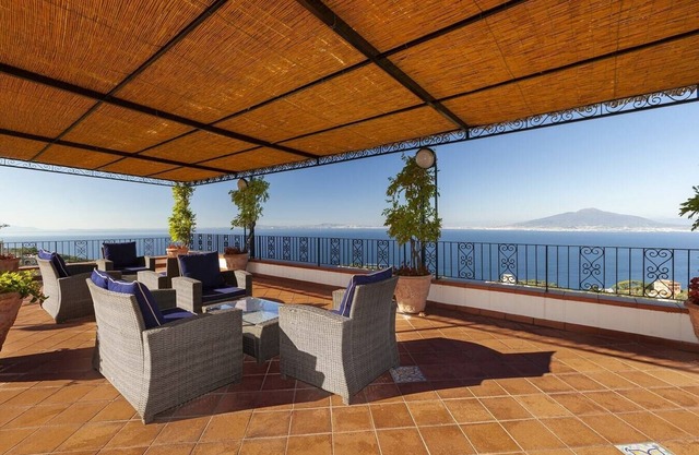 Private villa with sea views and pool