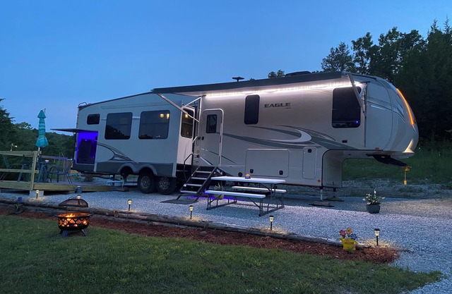 Private Waterfront Glamping Fun at Peppermint Cove For The Whole Family!