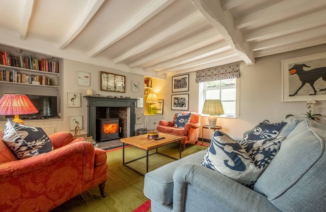 Put your feet up in front of the cosy wood burner in this lovely character cottage, and you will fee